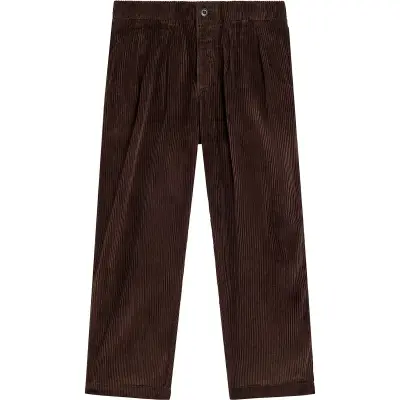 Bask in the Sun – Pantalon Pablo Velours Chocolate — photo 1