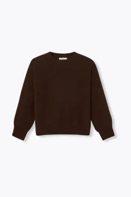 Pull oversize col rond Femme
