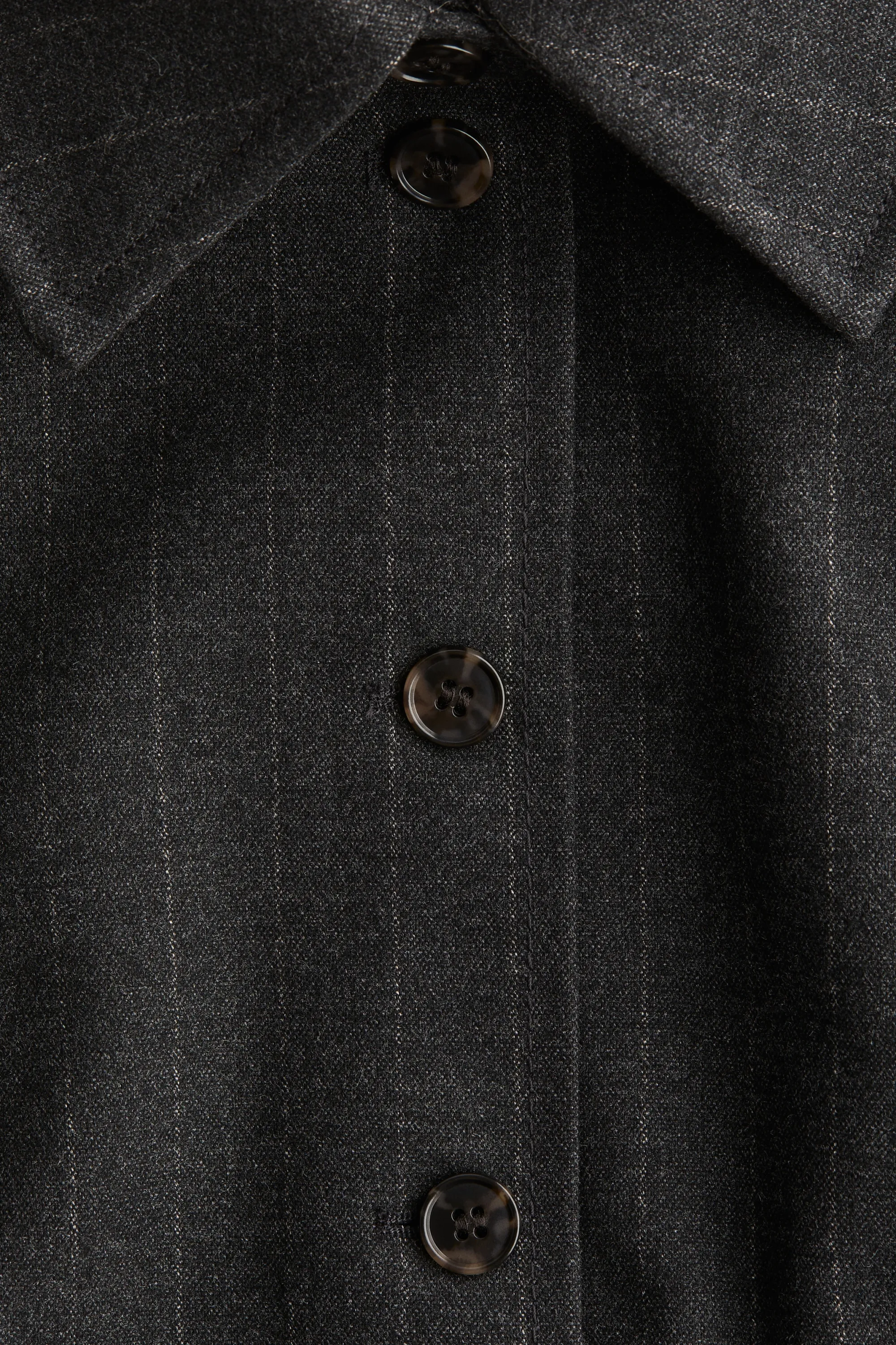 Chemise cintrée - Gris foncé/rayures tennis