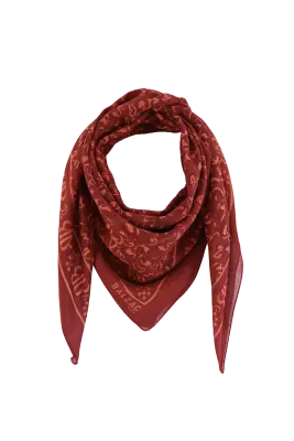 Foulard Johanna rouge — photo 4