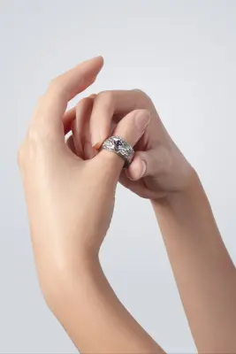 BAGUE MAËL - Argent 925 — photo 2