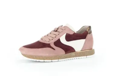 Baskets Gabor 93.472.15 Rose Bordeaux - Lacets Grande Pointure Femme — photo 1