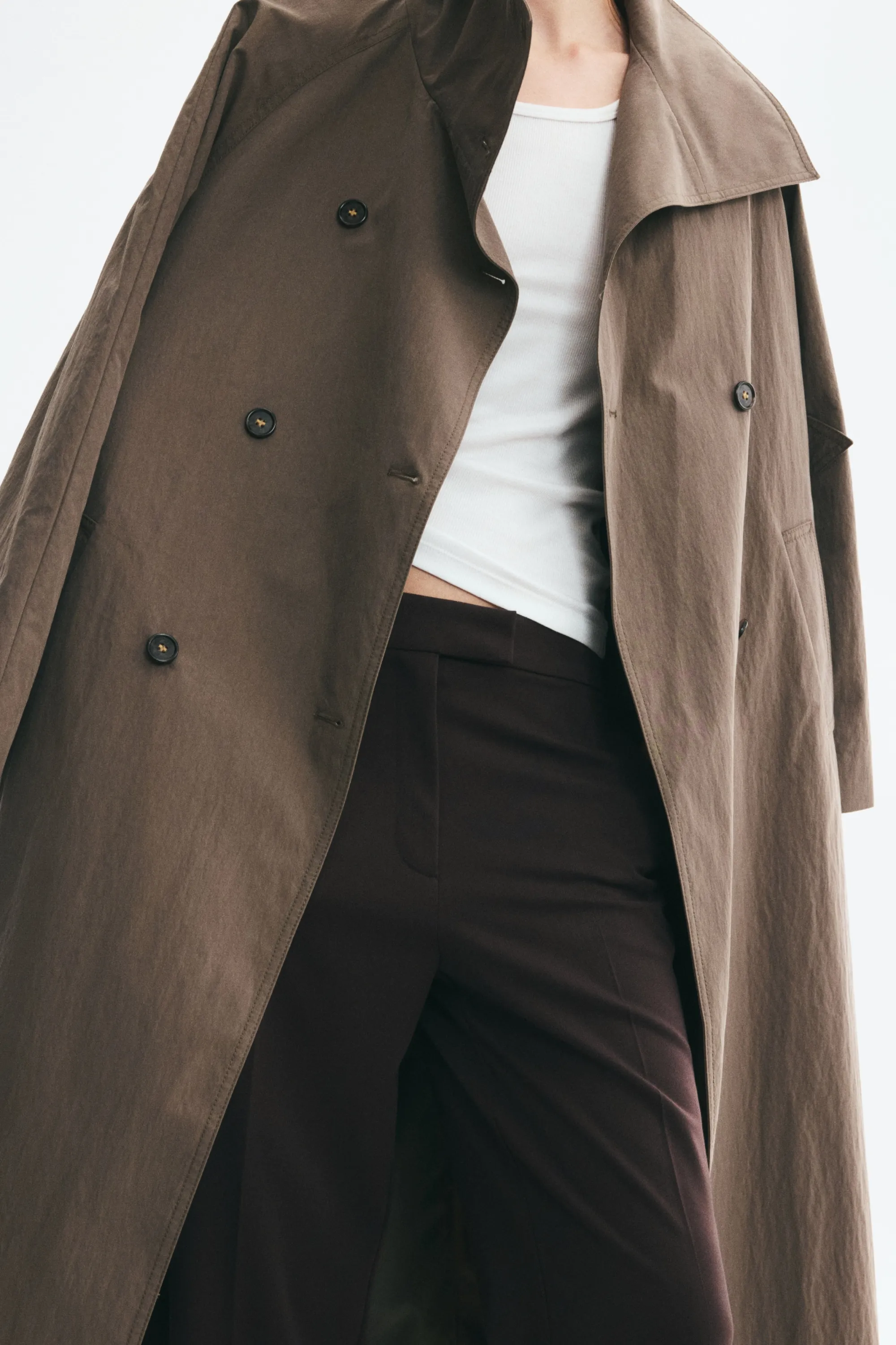 Pantalon bootcut - Marron foncé