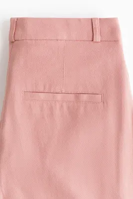 Pantalon évasé en twill - Rose ancien — photo 3