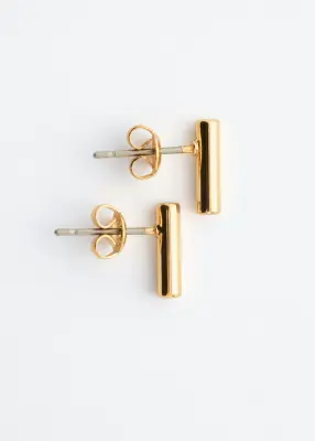 Ensemble de boucles d’oreilles en laiton poli - Doré — photo 1