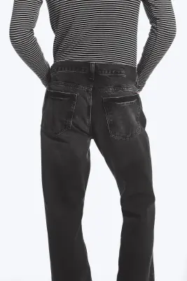 Jean bootcut standard taille basse Sky - Empire Black - Noir — photo 5