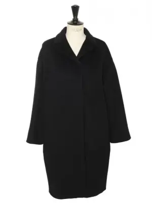 Manteau boule en 100% laine noire Prix boutique 3700€ Taille 36 — photo 1
