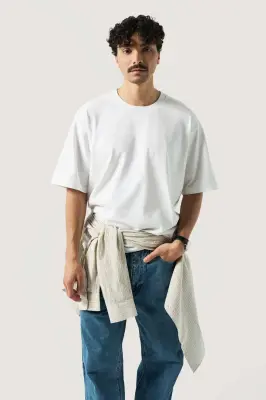 Le t-shirt oversize - Blanc — photo 4