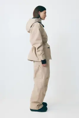 Veste de ski ThermoMove™ avec col - Beige — photo 3