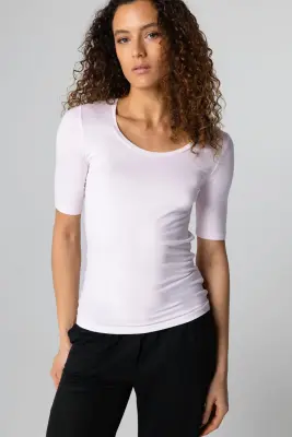 T-shirt en viscose et élasthanne