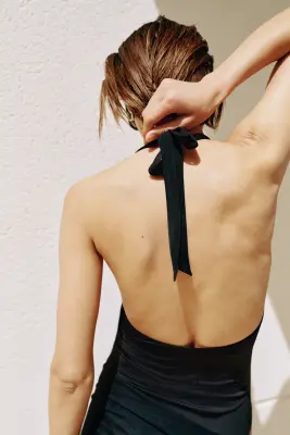 Maillot de bain paddé avec dos nu - Noir — photo 3