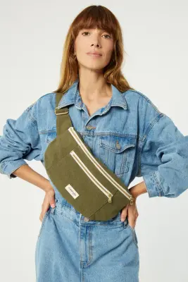 Sac banane Orsel L coton recyclé Rive Droite — photo 4