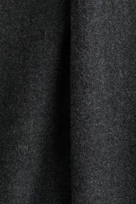 Jupe midi plissée - Gris foncé chiné — photo 2