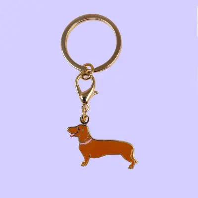 Porte-clé Médaille Teckel Coucou Suzette — photo 2