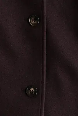 Veste avec détail façon écharpe - Bordeaux — photo 4