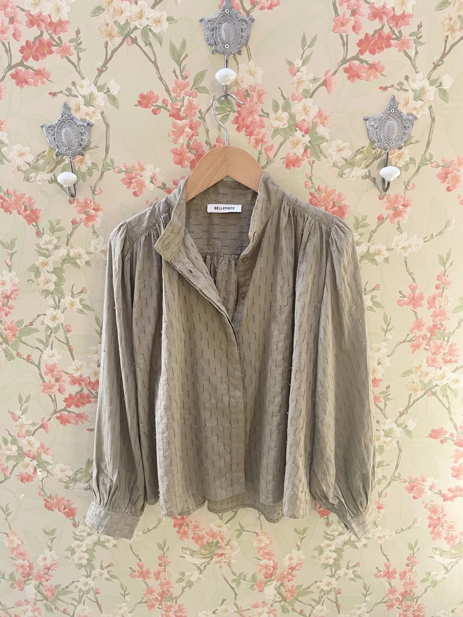 Nouveau ! BELLEPIECE Blouse Milton Cassonade