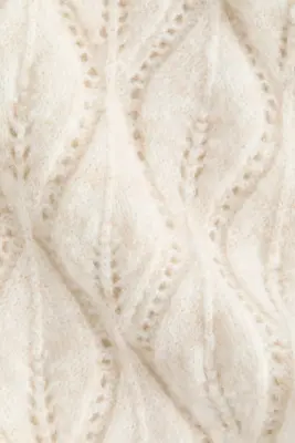 Gilet en maille pointelle - Beige clair — photo 5