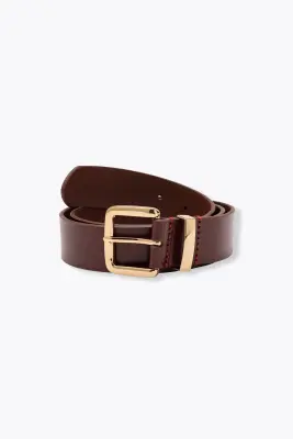 Ceinture en cuir lisse Femme — photo 1