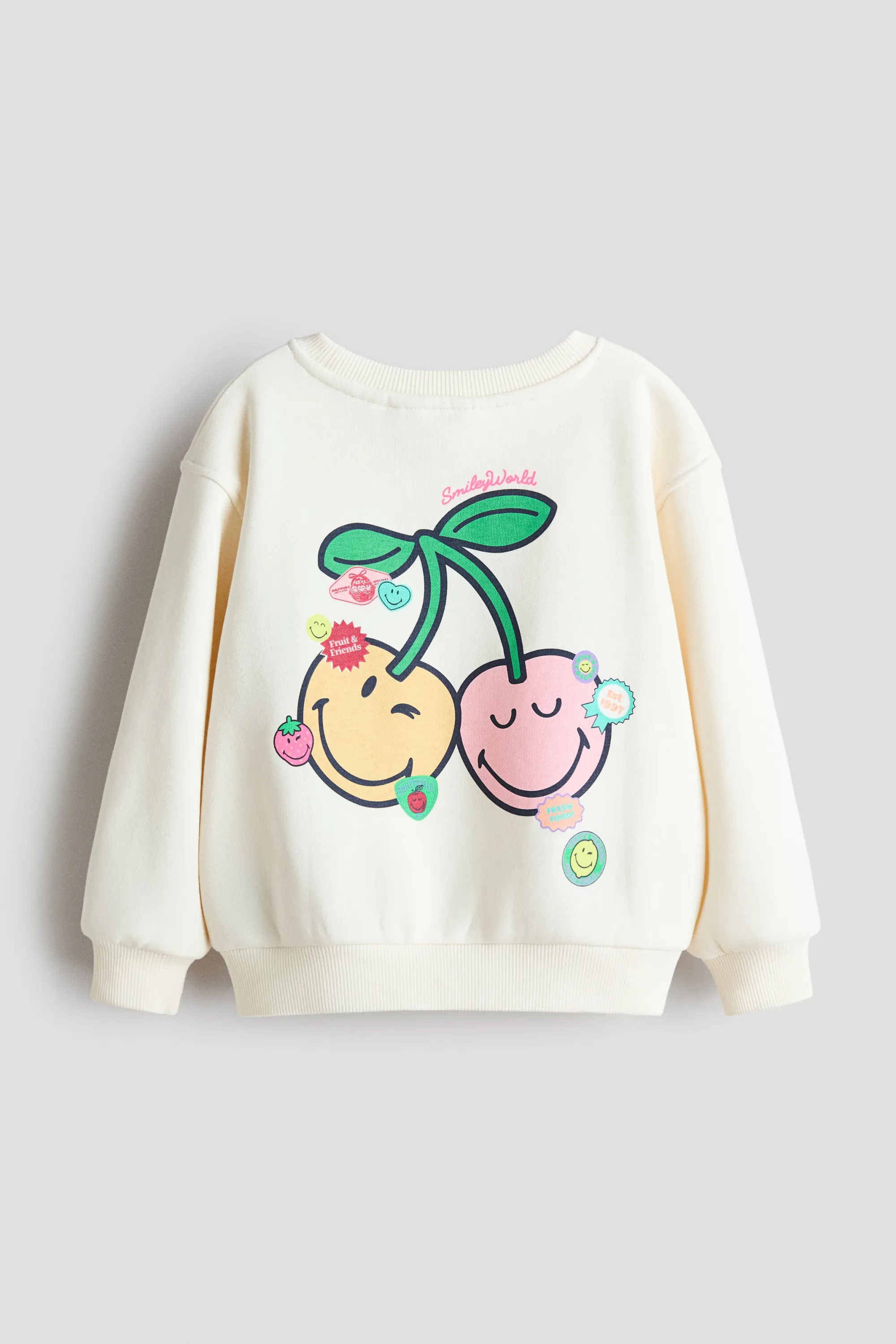 Sweat avec motif - Crème/SmileyWorld®
