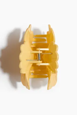 Pince à cheveux fleur - Jaune — photo 2