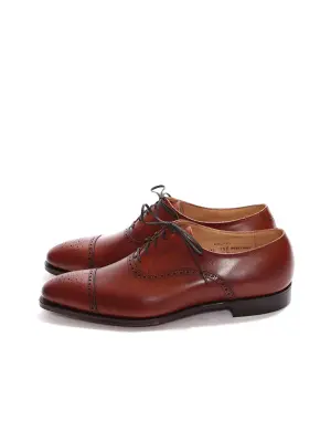 Derby richelieu MALTON à lacets en cuir marron Prix boutique 525€ Taille UK 7,5 / FR 41 — photo 4