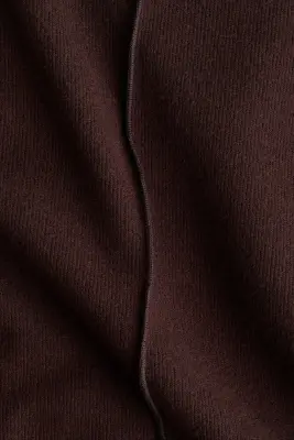Pull loose avec col cheminée - Brun rouille foncé — photo 3