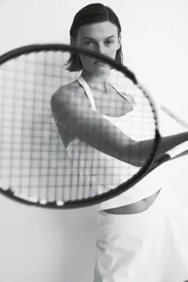 Débardeur de sport dos nu SoftMove™ - Blanc — photo 1