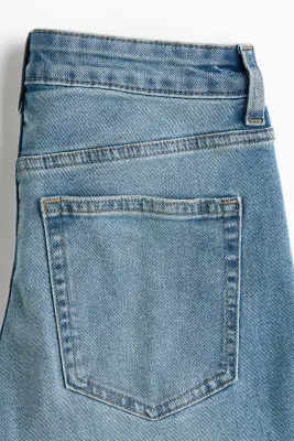 Skinny High Waist Jeans - Bleu denim clair — photo 4