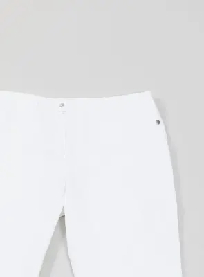 Bionic Pants in White Grained Nylon — photo 3