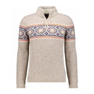 RAGMAN PULL NORVEGIEN DEMI ZIP GRANDE LONGUEUR — photo 1