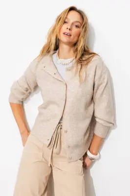 Cardigan enrichi en laine — photo 2