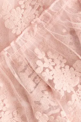 Blouse en dentelle - Rose poudré — photo 3