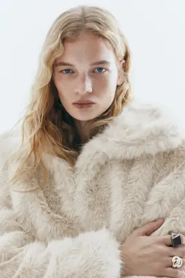 Veste à épaulettes - Beige clair — photo 2