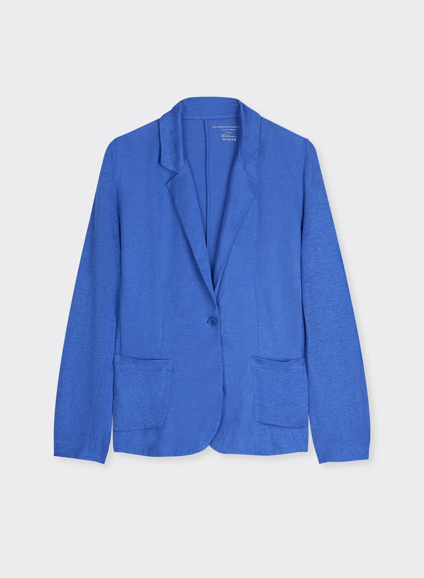 Veste en lin et élasthanne
