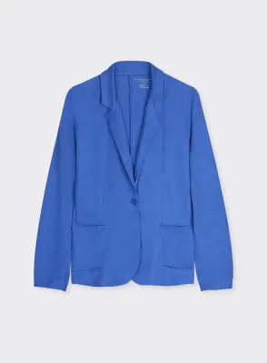 Veste en lin et élasthanne