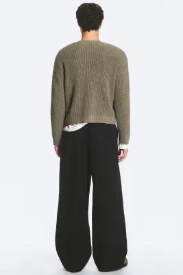 Pantalon chino Emil coupe ample - Noir — photo 3
