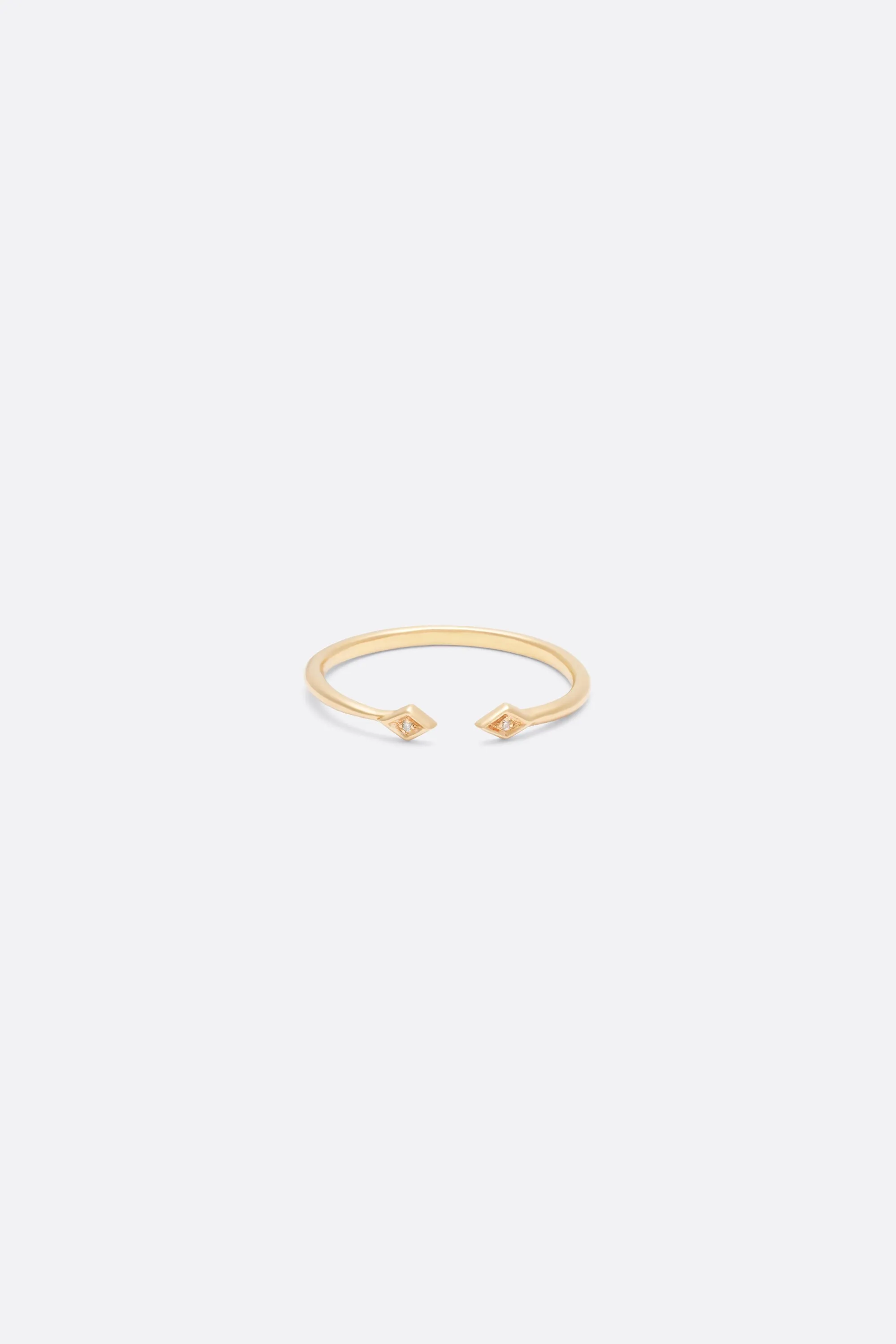 BAGUE ALICE - Or blanc 18 carats
