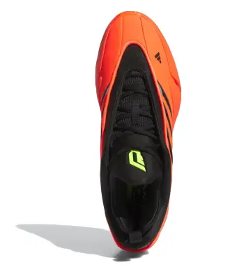 ADIDAS DAME 9 Orange Noir — photo 4