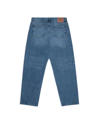 Laserprint Whiskers Denim Pants Light Blue Denim — photo 3