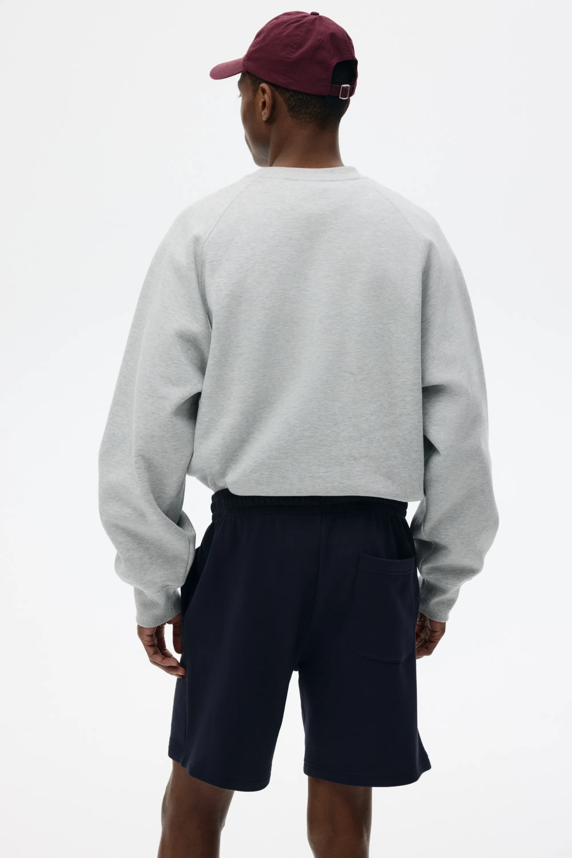 Short Regular Fit en molleton - Bleu marine
