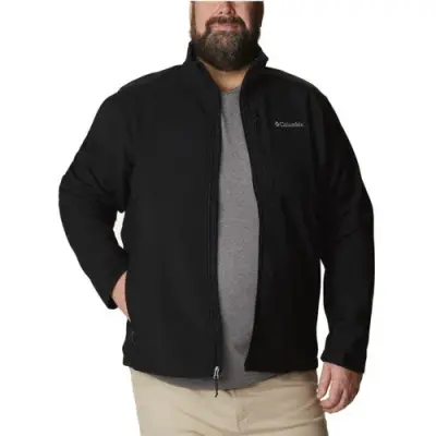 COLUMBIA ASCENDER SOFTSHELL BLOUSON Noir — photo 1