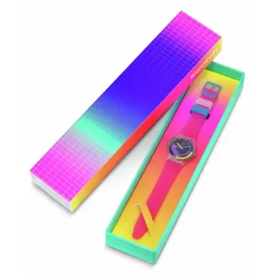 Montre Swatch SO28K111 - SWATCH NEON PINK PODIUM — photo 4