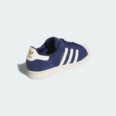 Chaussure adidas Superstar adv – Dark Blue / Chalk White / Gold Metallic — photo 5