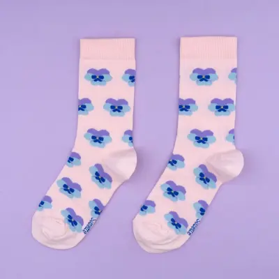 Chaussettes Pensée Coucou Suzette — photo 3