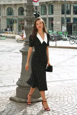 Gladys Polka Dot Dress — photo 1