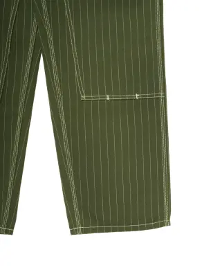 Double Knee Pants Dark Green — photo 4