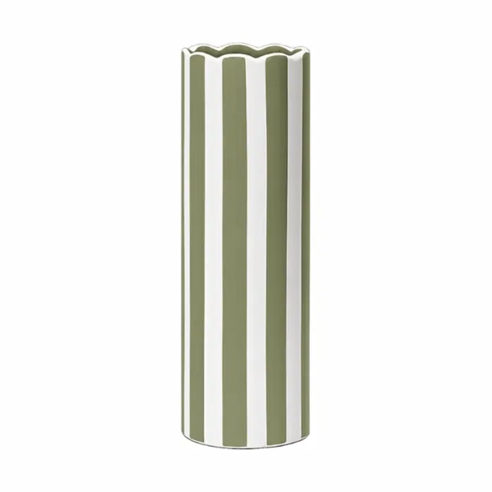 Vase Ondulation Kaki