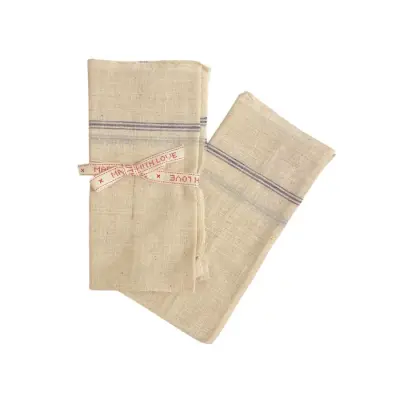 2 Serviettes de Table Ivoire — photo 1