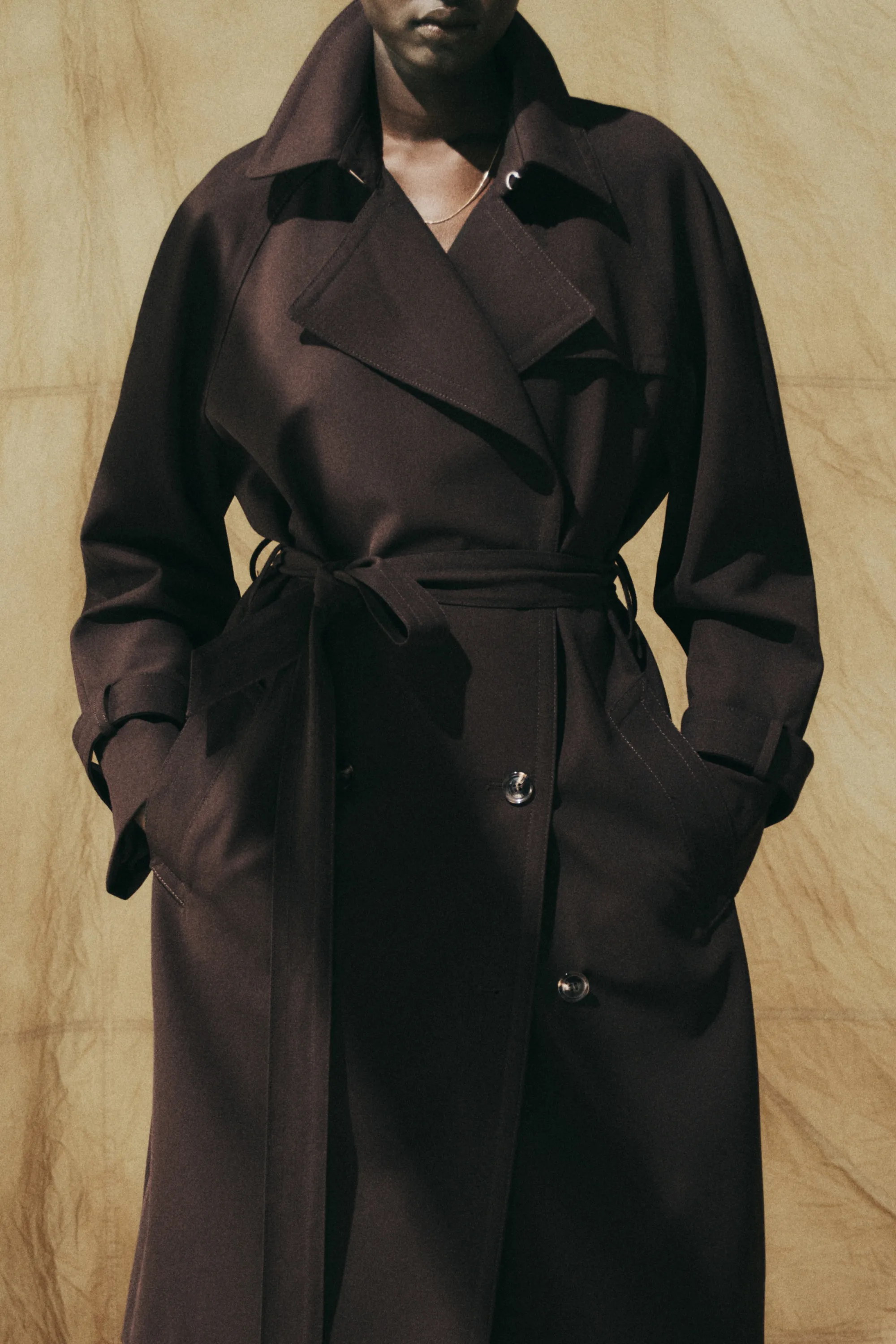 Trench-coat - Marron foncé