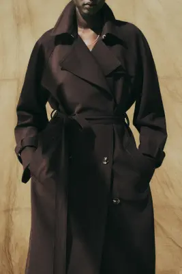 Trench-coat - Marron foncé — photo 1